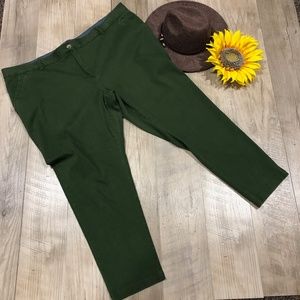 Woman Within Women's Pants Green Size 26W